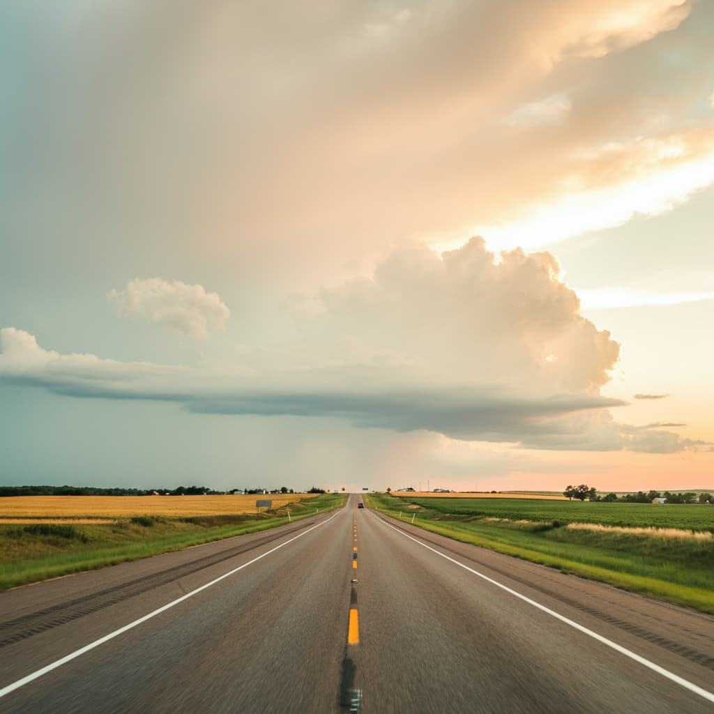 Highway in the Midwest