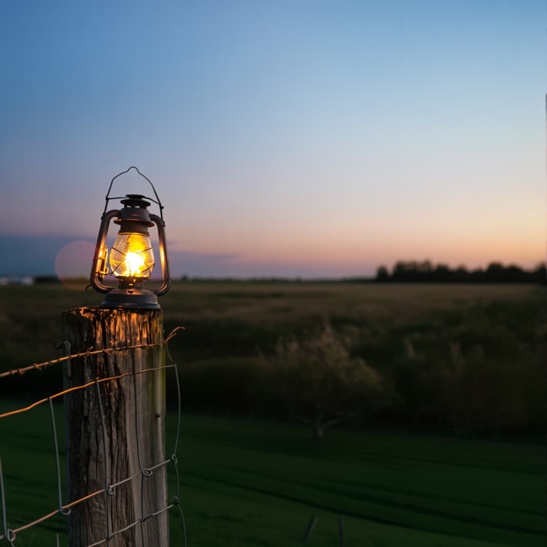 Lantern - Kansas plains